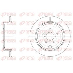 Brzdový kotúč REMSA 61536.10