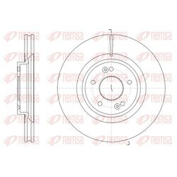 Brzdový kotúč REMSA 61824.10