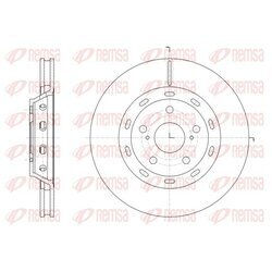 Brzdový kotúč REMSA 61968.10