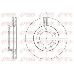 Brzdový kotúč REMSA 62526.10