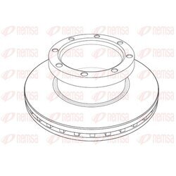 Brzdový kotúč REMSA NCA1185.20