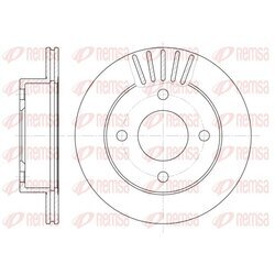 Brzdový kotúč REMSA 61085.10