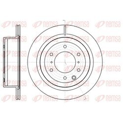 Brzdový kotúč REMSA 61099.10