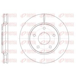 Brzdový kotúč REMSA 61393.10