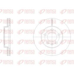Brzdový kotúč REMSA 62119.10