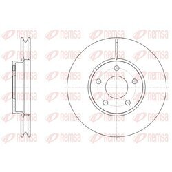Brzdový kotúč REMSA 62533.10