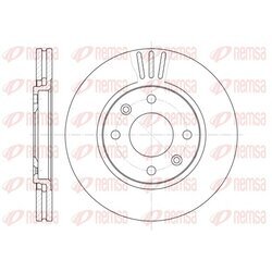 Brzdový kotúč REMSA 6449.10