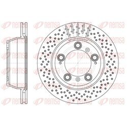 Brzdový kotúč REMSA 6941.10