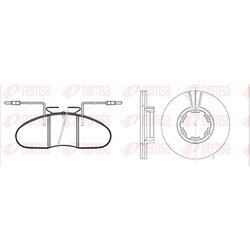 Sada bŕzd, Kotúčová brzda REMSA 8048.00