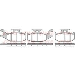 Sada brzdových platničiek kotúčovej brzdy REMSA 1519.00