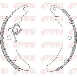Brzdové čeľuste REMSA 4081.00