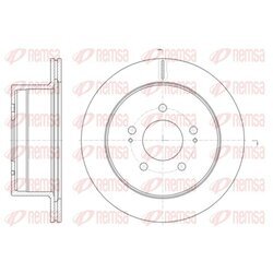 Brzdový kotúč REMSA 61398.10
