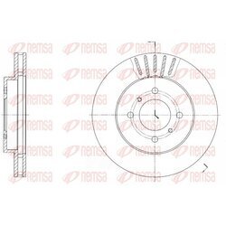 Brzdový kotúč REMSA 61696.10