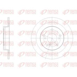 Brzdový kotúč REMSA 62100.00
