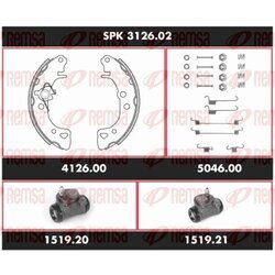 Sada bŕzd, Bubnová brzda REMSA SPK 3126.02