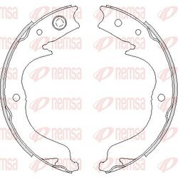 Brzdová čeľusť, parkovacia brzda REMSA 4748.00