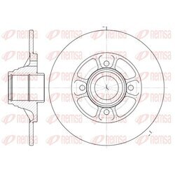 Brzdový kotúč REMSA 6075.00