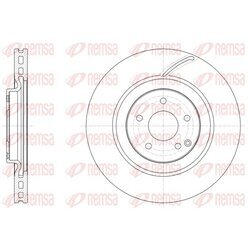 Brzdový kotúč REMSA 61526.10