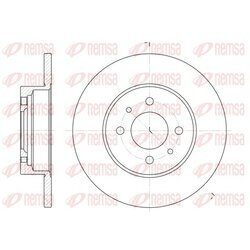 Brzdový kotúč REMSA 6180.00