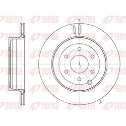 Brzdový kotúč REMSA 62135.10