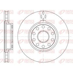 Brzdový kotúč REMSA 6479.10