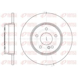 Brzdový kotúč REMSA 6801.00