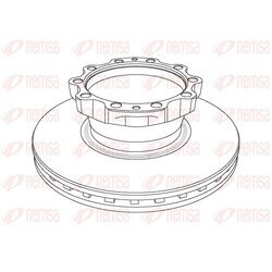 Brzdový kotúč REMSA NCA1174.20