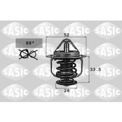 Termostat chladenia SASIC 9000715