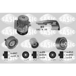 Vodné čerpadlo + sada ozubeného remeňa SASIC 3906001
