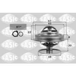 Termostat chladenia SASIC 4000356