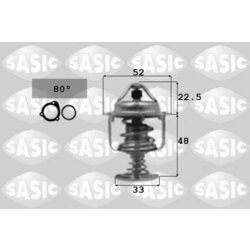 Termostat chladenia SASIC 3306065