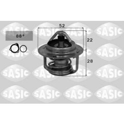 Termostat chladenia SASIC 3300009