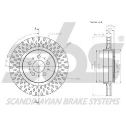 Brzdový kotúč SBS 1815204867 - obr. 2