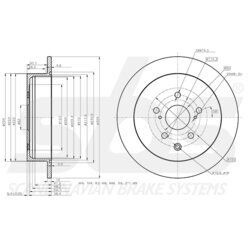 Brzdový kotúč SBS 18153145182 - obr. 2