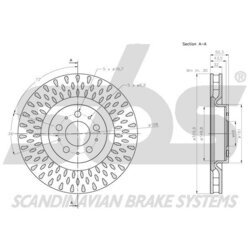 Brzdový kotúč SBS 1815204866 - obr. 2