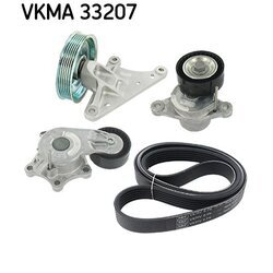 Ozubený klinový remeň - Sada SKF VKMA 33207