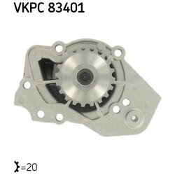 Vodné čerpadlo, chladenie motora SKF VKPC 83401 - obr. 1