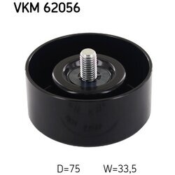 Vratná/vodiaca kladka rebrovaného klinového remeňa SKF VKM 62056