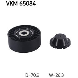 Vratná/vodiaca kladka rebrovaného klinového remeňa SKF VKM 65084