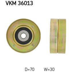 Vratná/vodiaca kladka rebrovaného klinového remeňa SKF VKM 36013