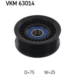 Vratná/vodiaca kladka rebrovaného klinového remeňa SKF VKM 63014