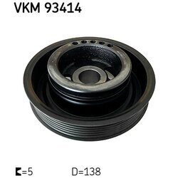 Remenica kľukového hriadeľa SKF VKM 93414 - obr. 1