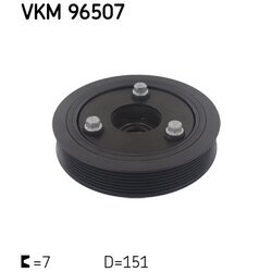 Remenica kľukového hriadeľa SKF VKM 96507