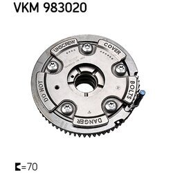Nastavovač vačkového hriadeľa SKF VKM 983020 - obr. 1