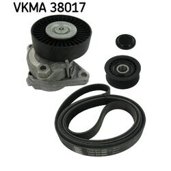 Ozubený klinový remeň - Sada SKF VKMA 38017