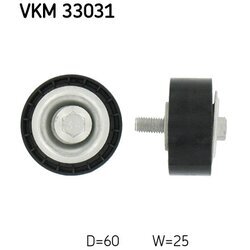Vratná/vodiaca kladka rebrovaného klinového remeňa SKF VKM 33031