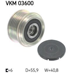 Voľnobežka alternátora SKF VKM 03600