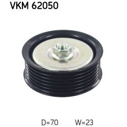 Vratná/vodiaca kladka rebrovaného klinového remeňa SKF VKM 62050