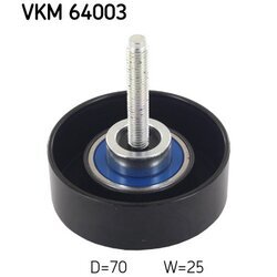 Vratná/vodiaca kladka rebrovaného klinového remeňa SKF VKM 64003