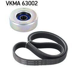 Ozubený klinový remeň - Sada SKF VKMA 63002